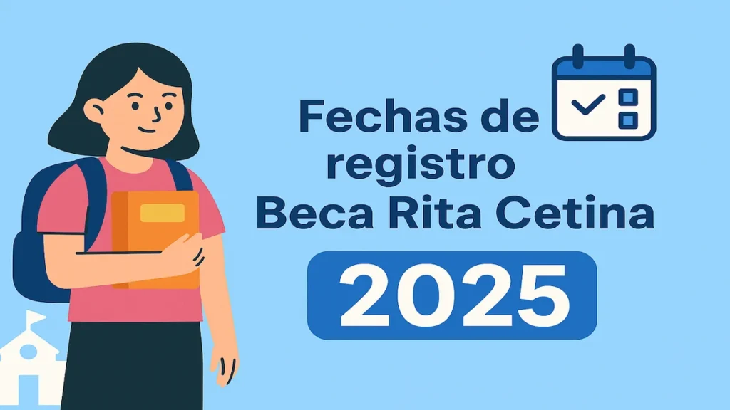 Fechas de registro Beca Rita Cetina 2025