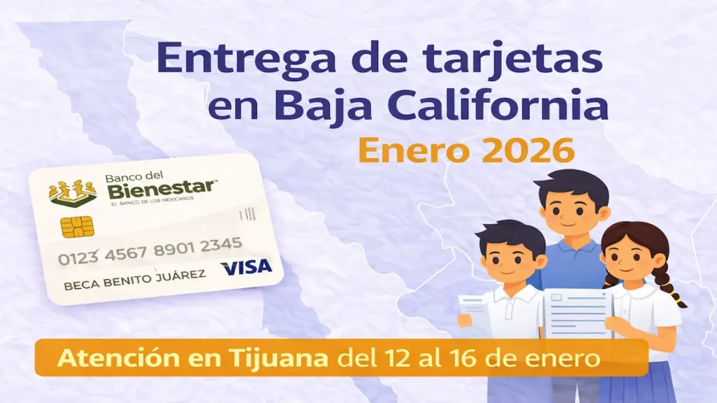 Entrega de tarjetas en Baja California