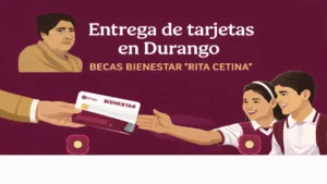 Entrega de tarjetas en Durango