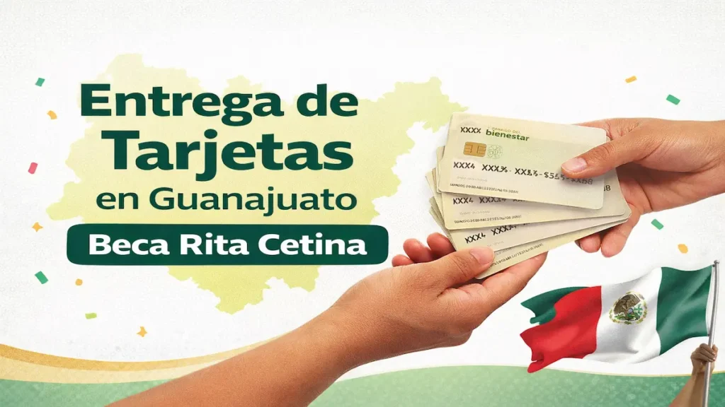 Entrega de tarjetas en Guanajuato