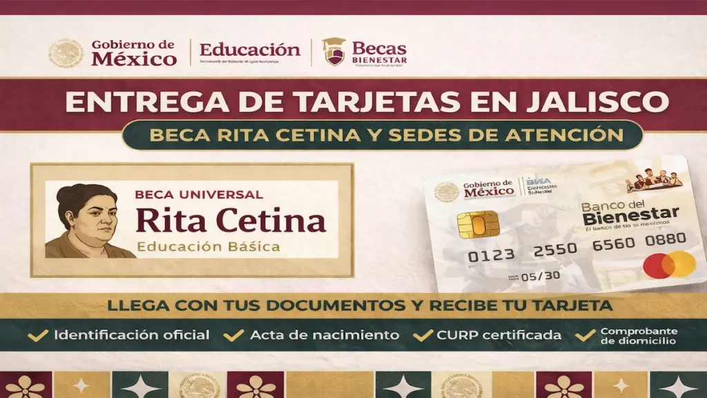 Entrega de tarjetas en Jalisco